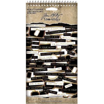 Idea-ology Tim Holtz - Metallic Sticker Book